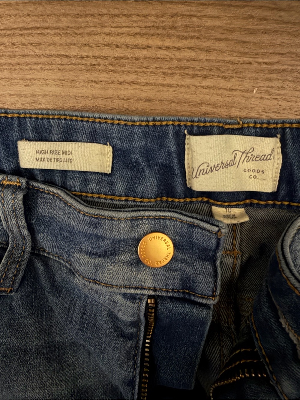2 pairs: Light Blue and Dark Blue Distressed Denim Women's Shorts - Picture 6 of 7